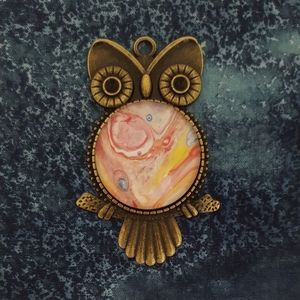 Handmade Owl Pendant Necklace